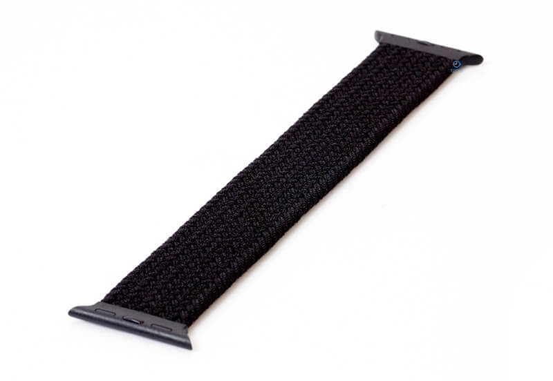 Apple solo loop braided black - 45mm - Size 12