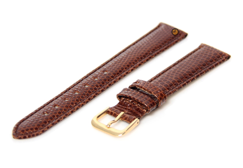 Watchstrap 16mm brown (lizard)