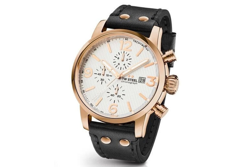 TW Steel Maverick MS73 watch strap black - 22mm