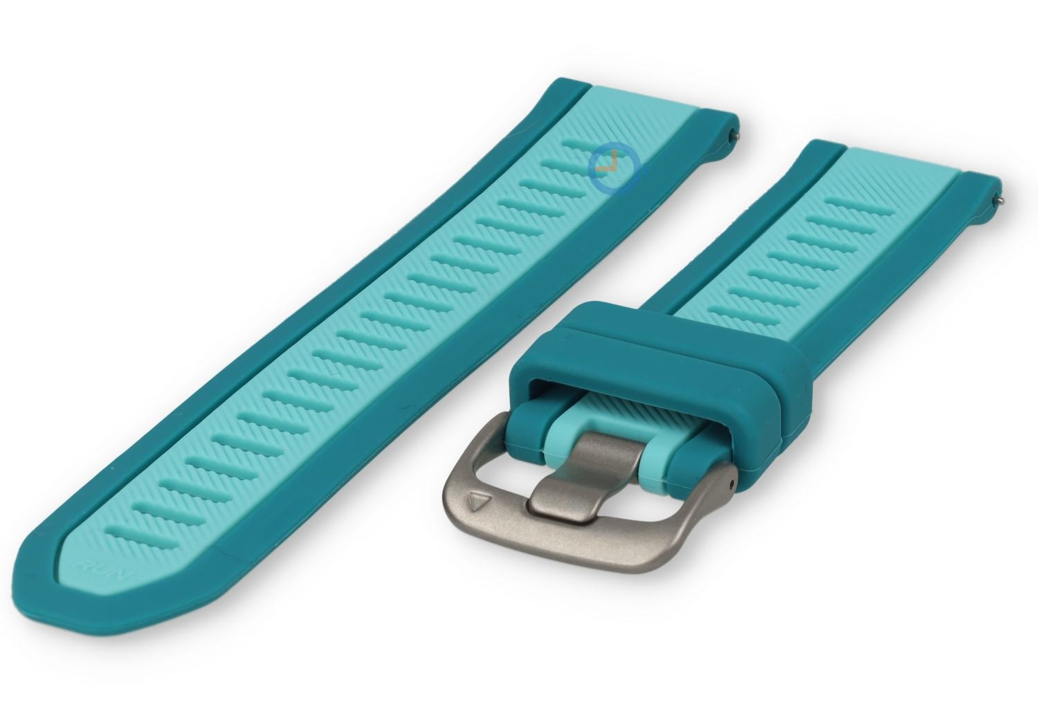 20mm silicone quickrelease strap - green/mint