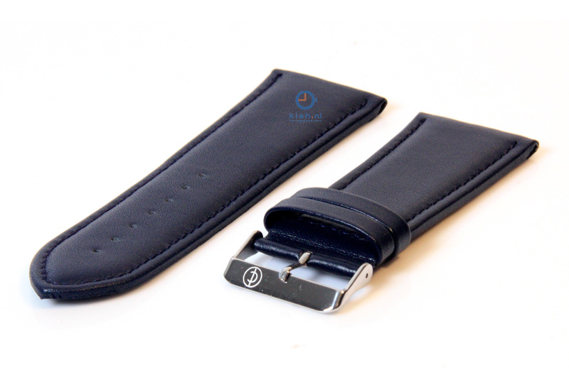Watchstrap 32mm blue leather