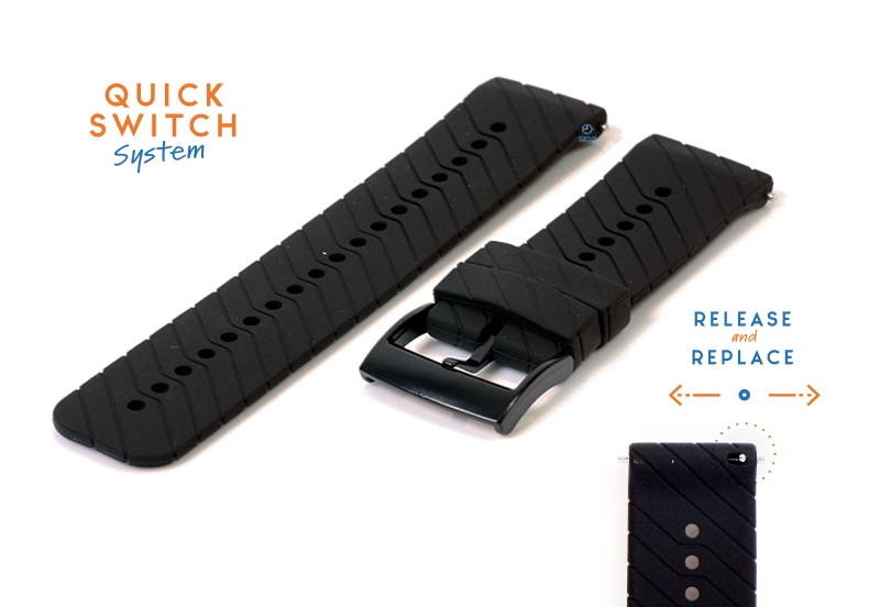 Coros Apex 4 (46mm) watch strap black - 24mm