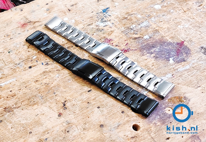 Garmin Fenix 7X horlogebanden - titanium