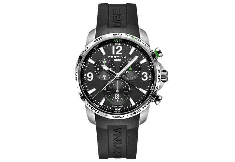 Certina bracelet C0016471705710A black rubber