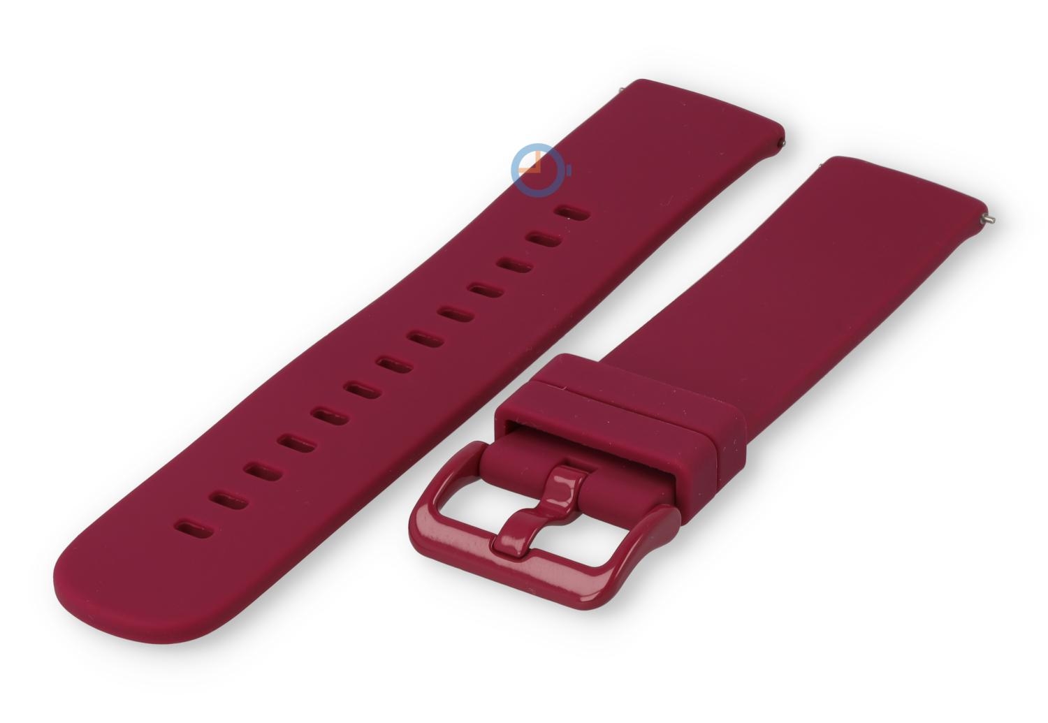 22mm Seamless flexible strap: plum