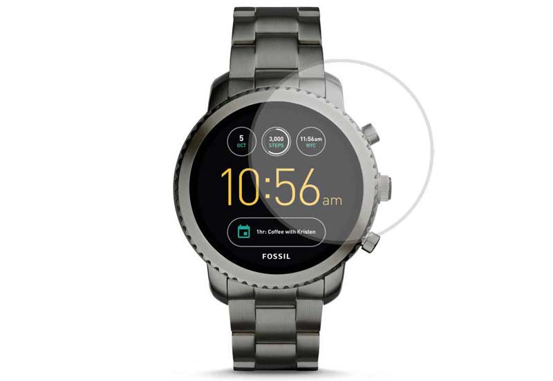 Fossil Q Explorist screen protector