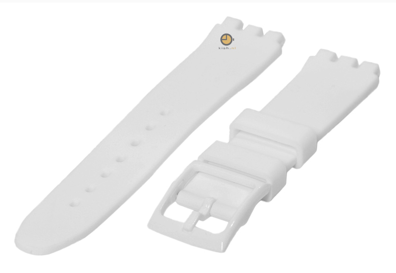 Swatch watchstrap 16.50mm white