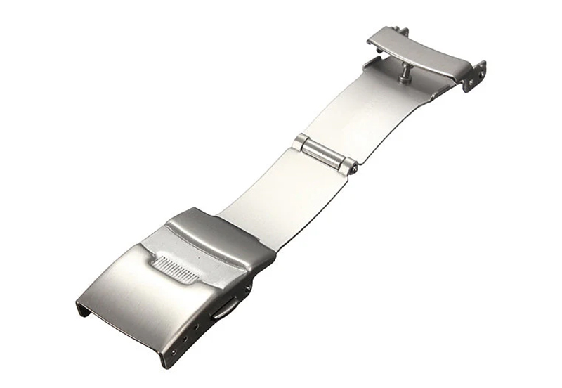 Vouwsluiting voor metaal - 22mm - mat zilver