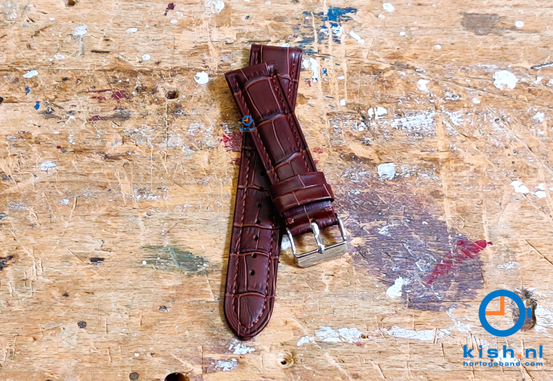 Watch strap for Seiko - 20mm - brown