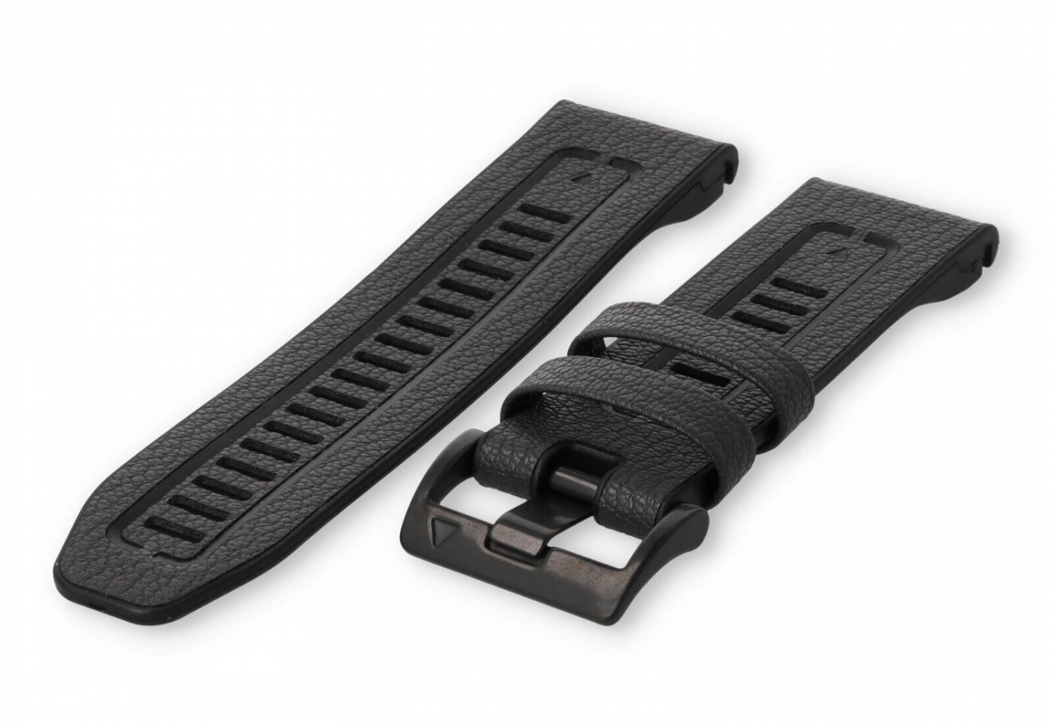 Garmin Fenix 5X/6X/7X watch band leather - Darkgrey