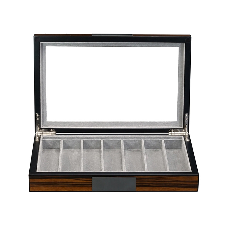 Luxury watch straps case - 7 straps - Ebony