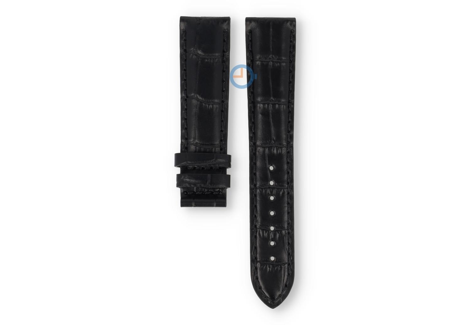 Certina strap - 20/18mm - black leather