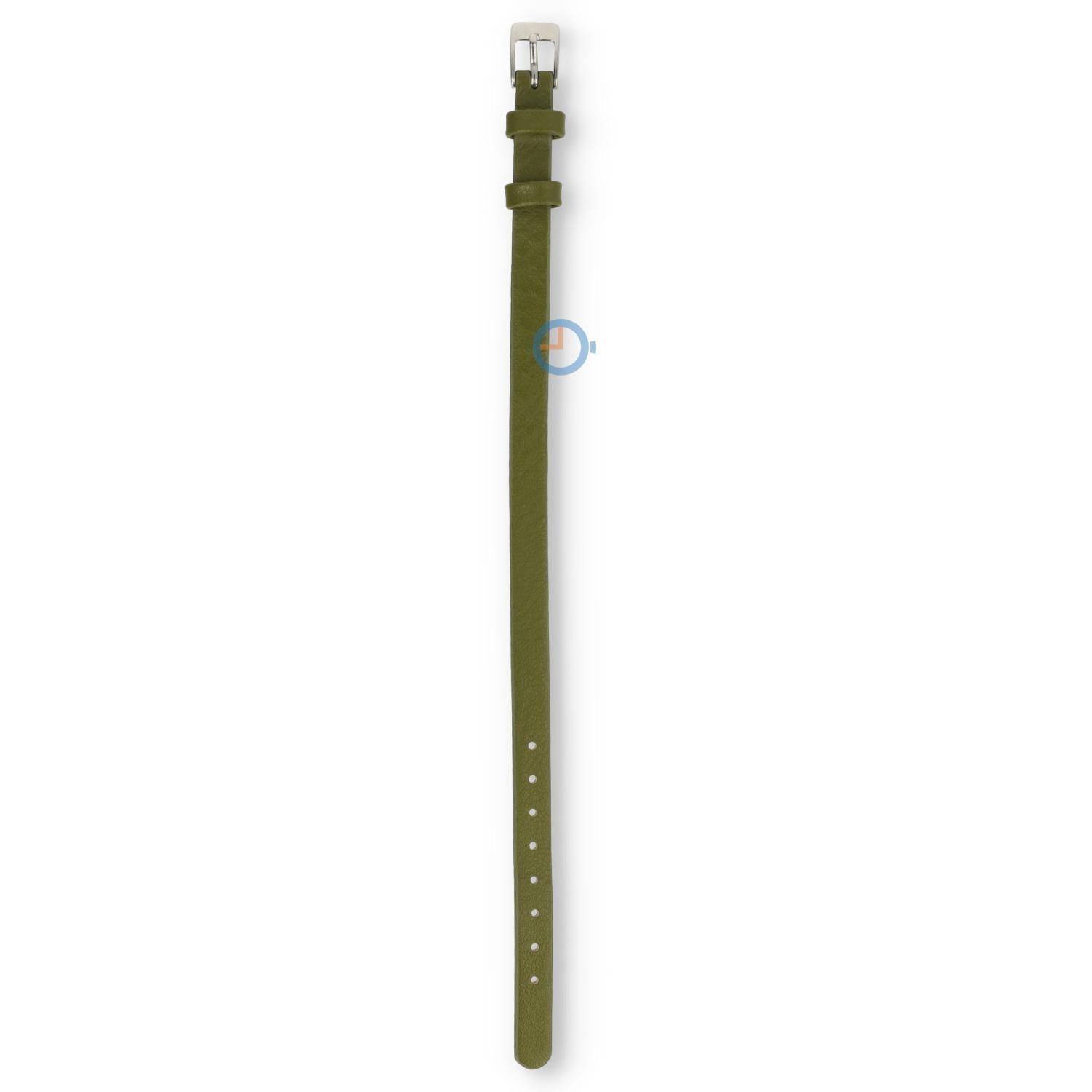 One-piece leather strap - 8mm - avocado