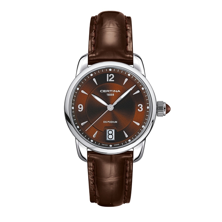 Certina leather strap C0252101629700A 16/14mm brown