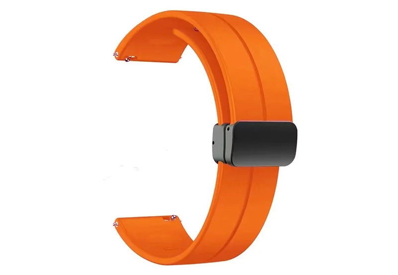 Durable silicone strap 20mm - orange