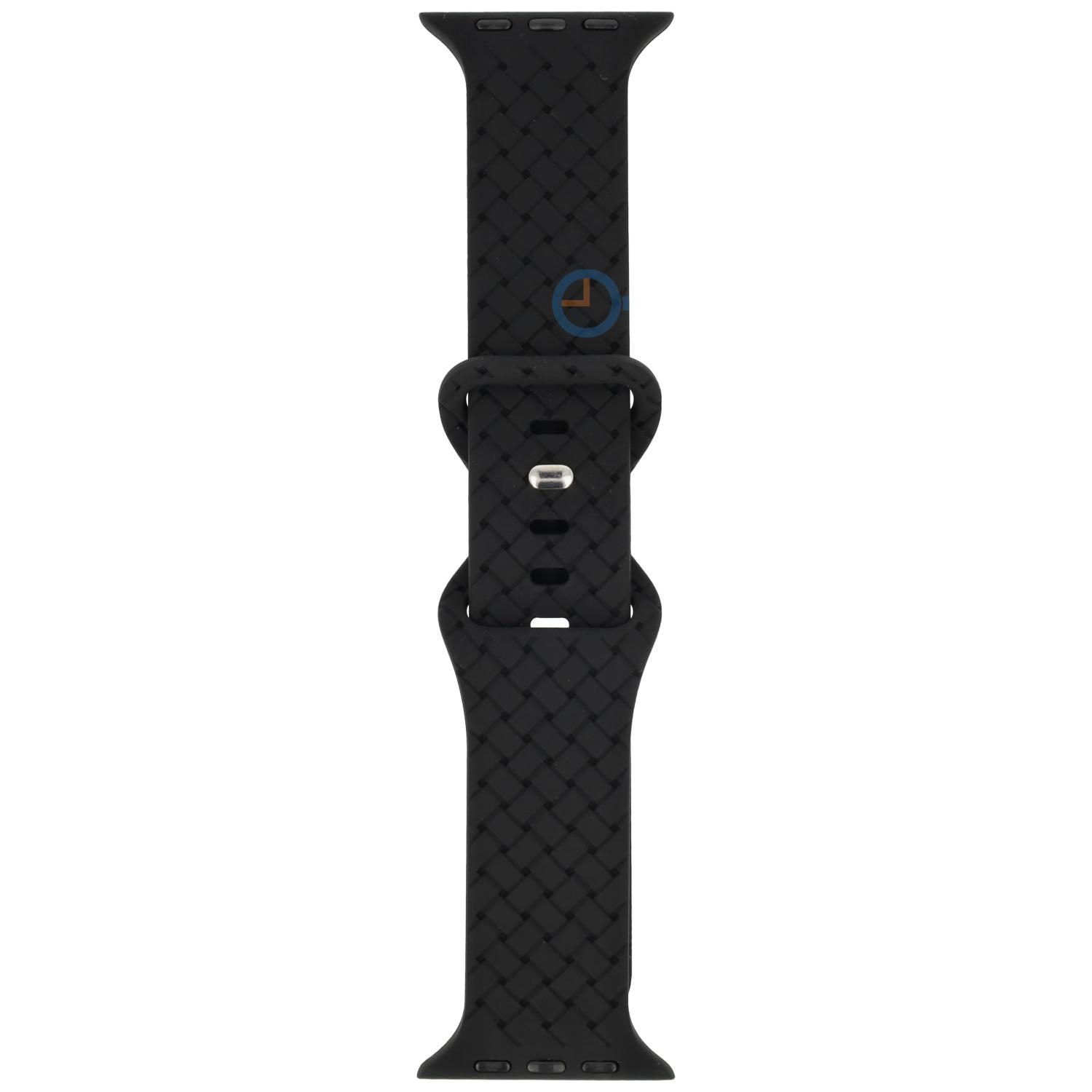 Silicon braided strap - Apple Watch 41mm - Black