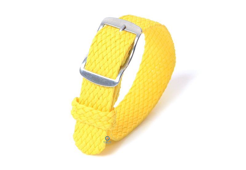 Perlon watch band 16mm yellow