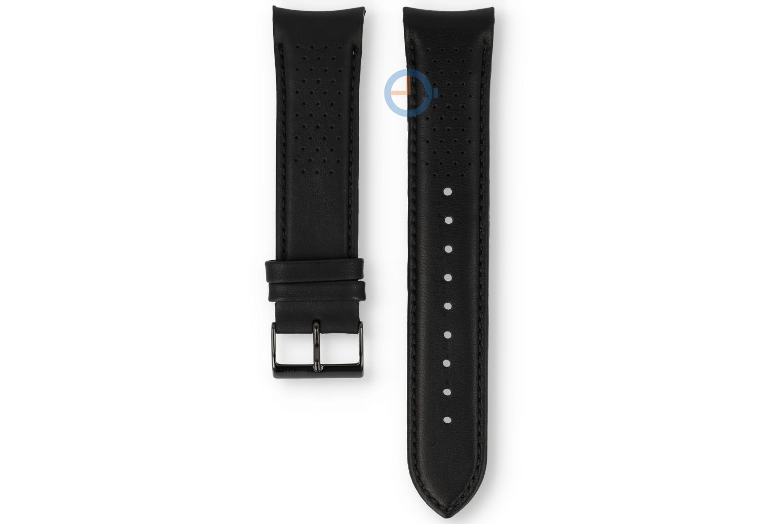 Hugo Boss 22mm perforated strap - black