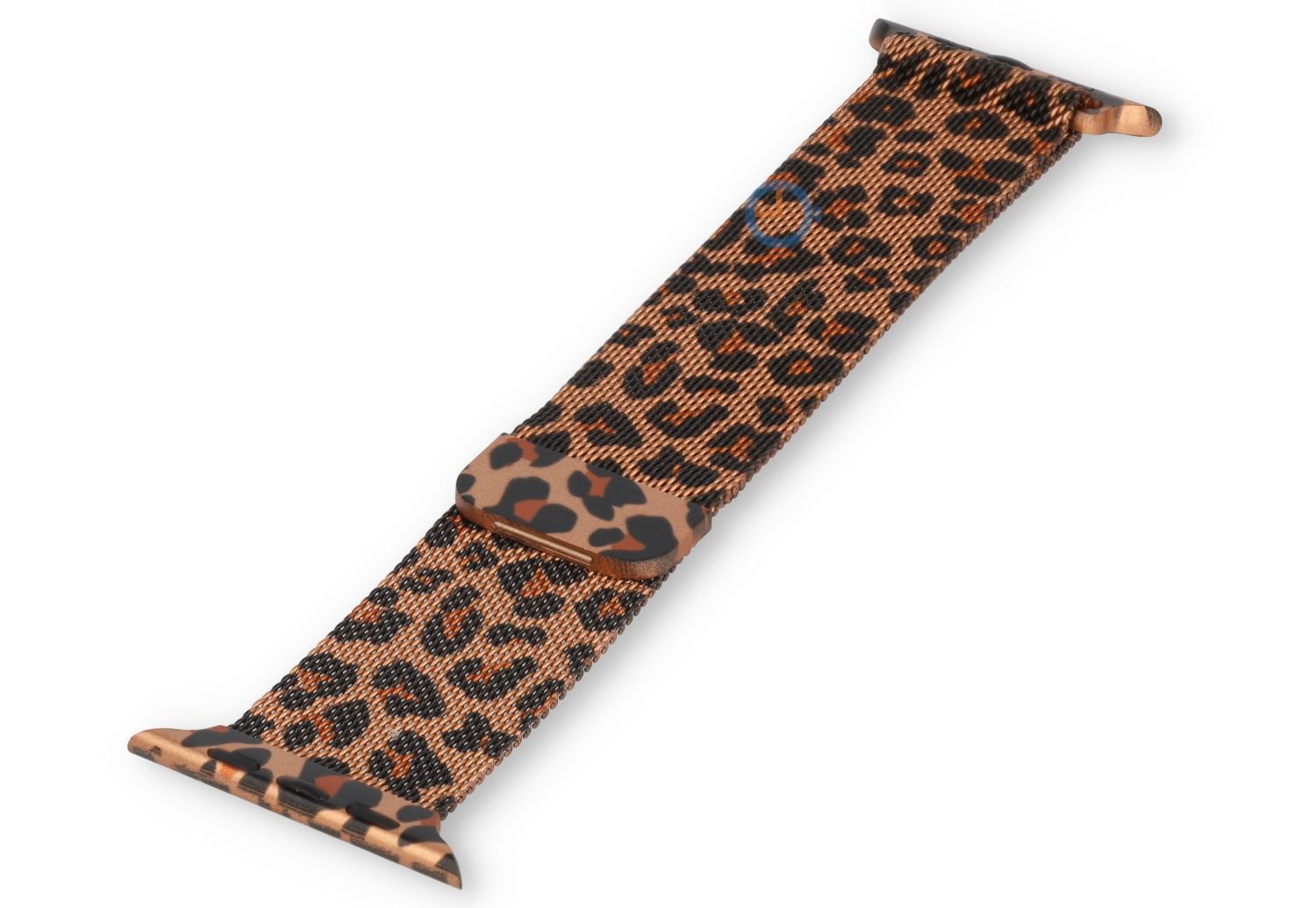 Mesh Apple watch strap - 45 - midnight leopard