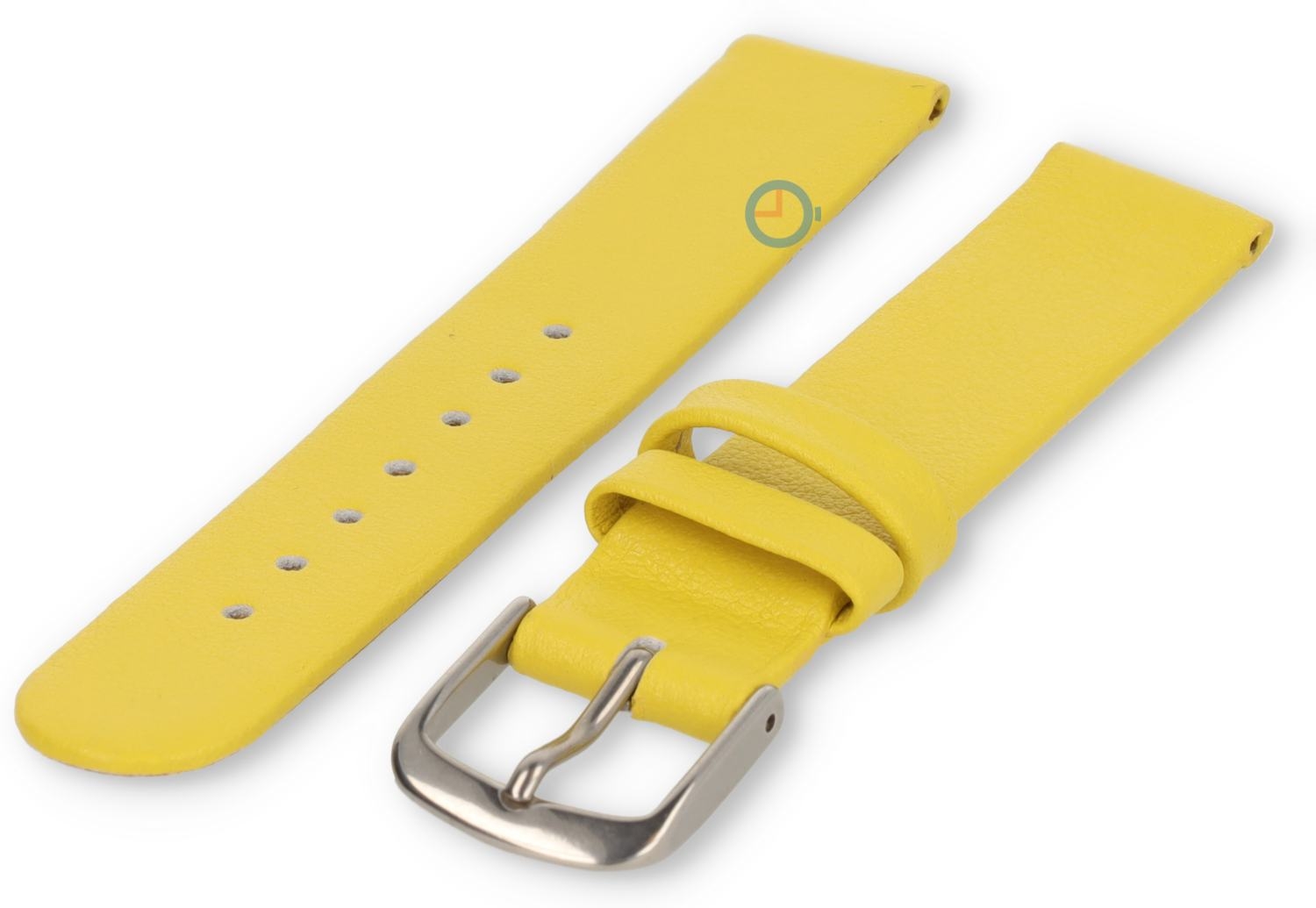 Extra short watch strap - 12mm - citrus-yellow
