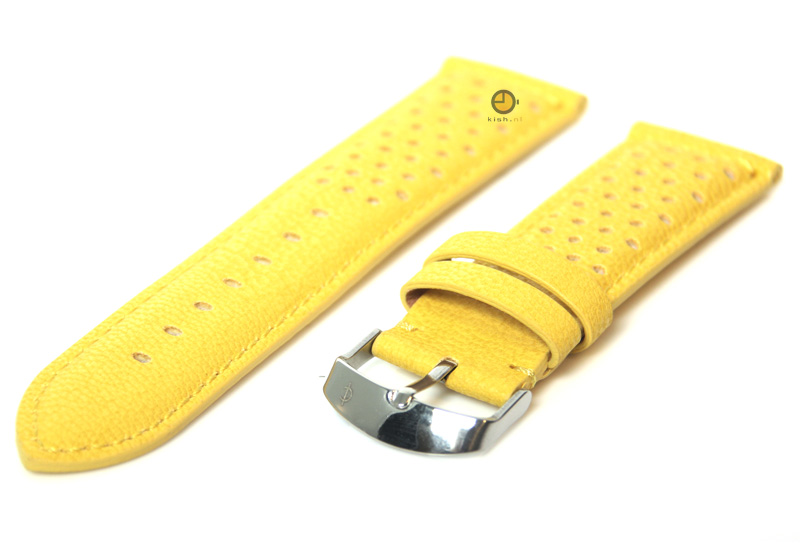 Waterproof yellow watchstrap 24mm