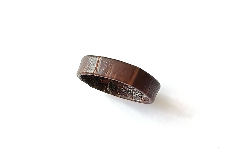 18mm lug for watchband - brown leather croco