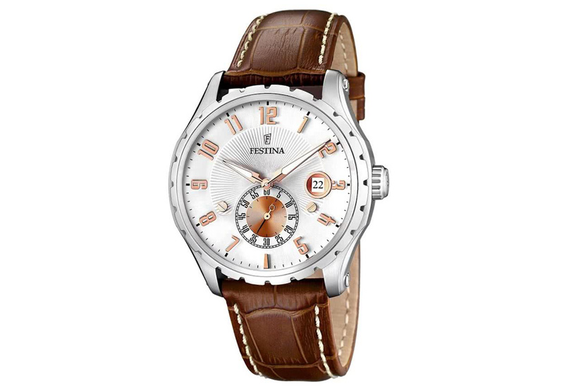 Festina watchstrap F16486-3 brown