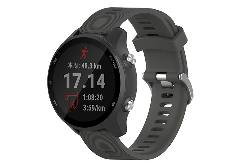 Garmin Forerunner 245 horlogeband donker grijs