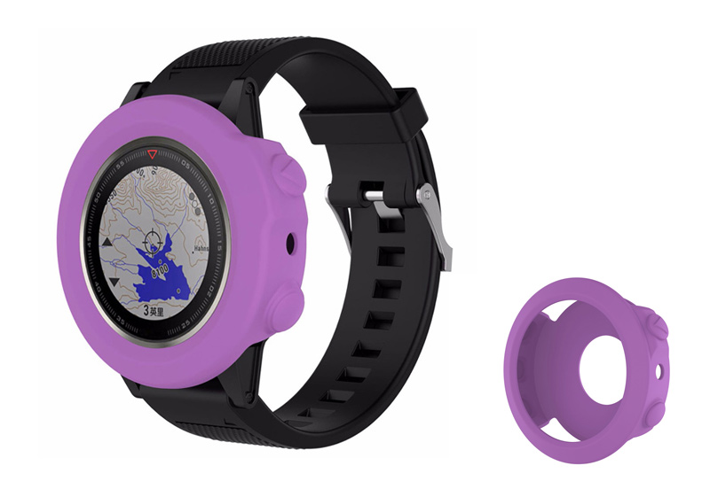 Garmin Fenix 5/6/7 protection case purple