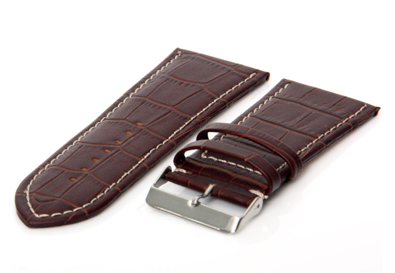 Watchstrap 32mm dark brown