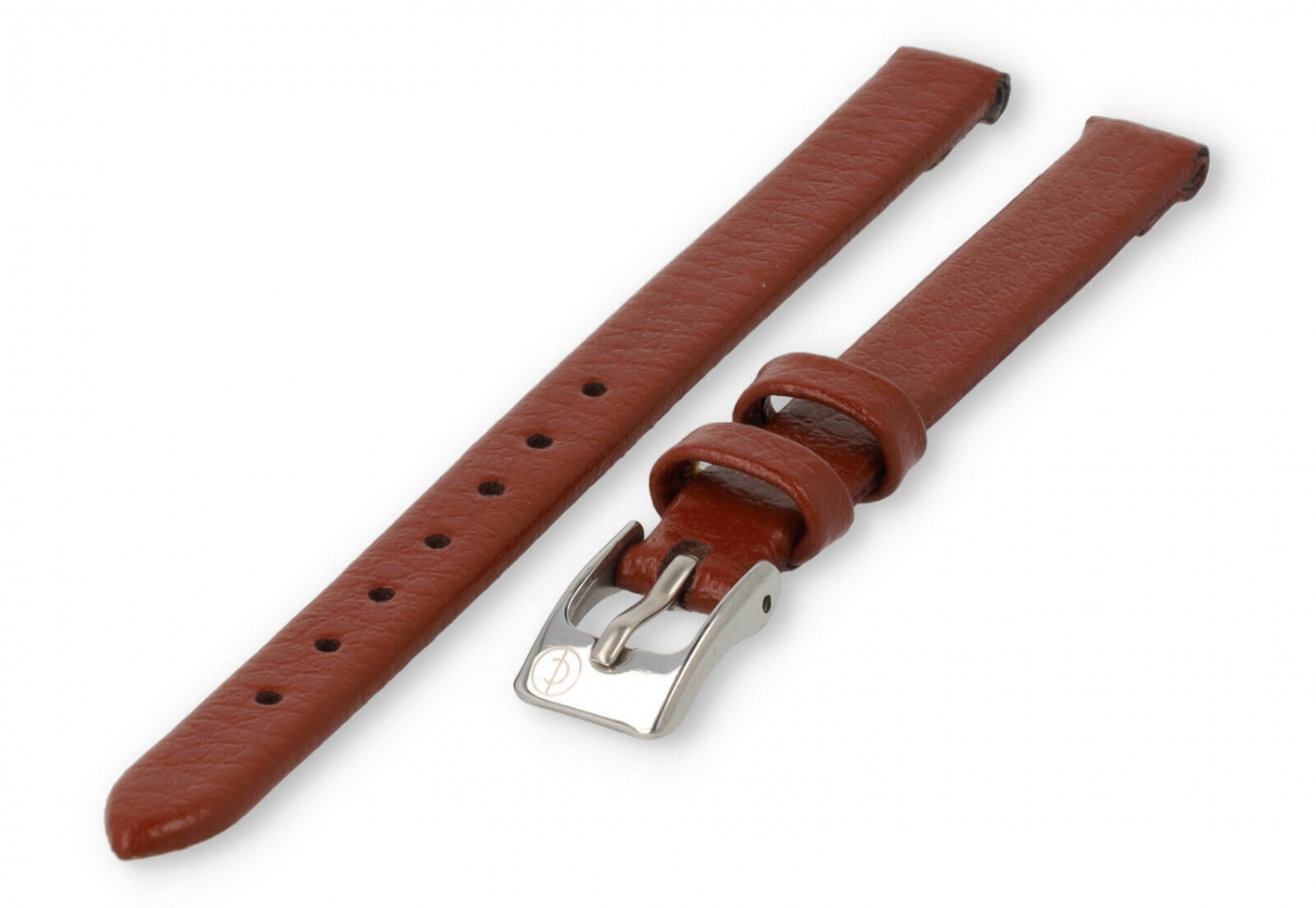 Watchstrap 8mm brown bisonleather
