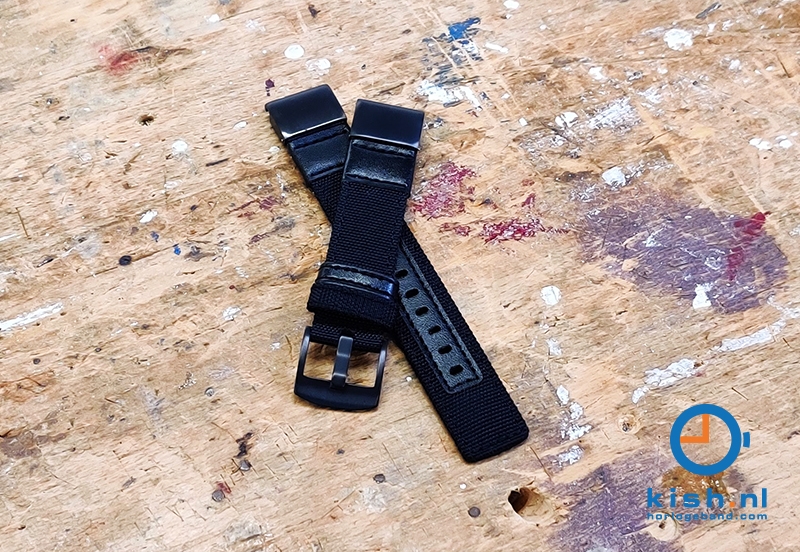 Garmin Fenix 5 nylon horlogeband zwart