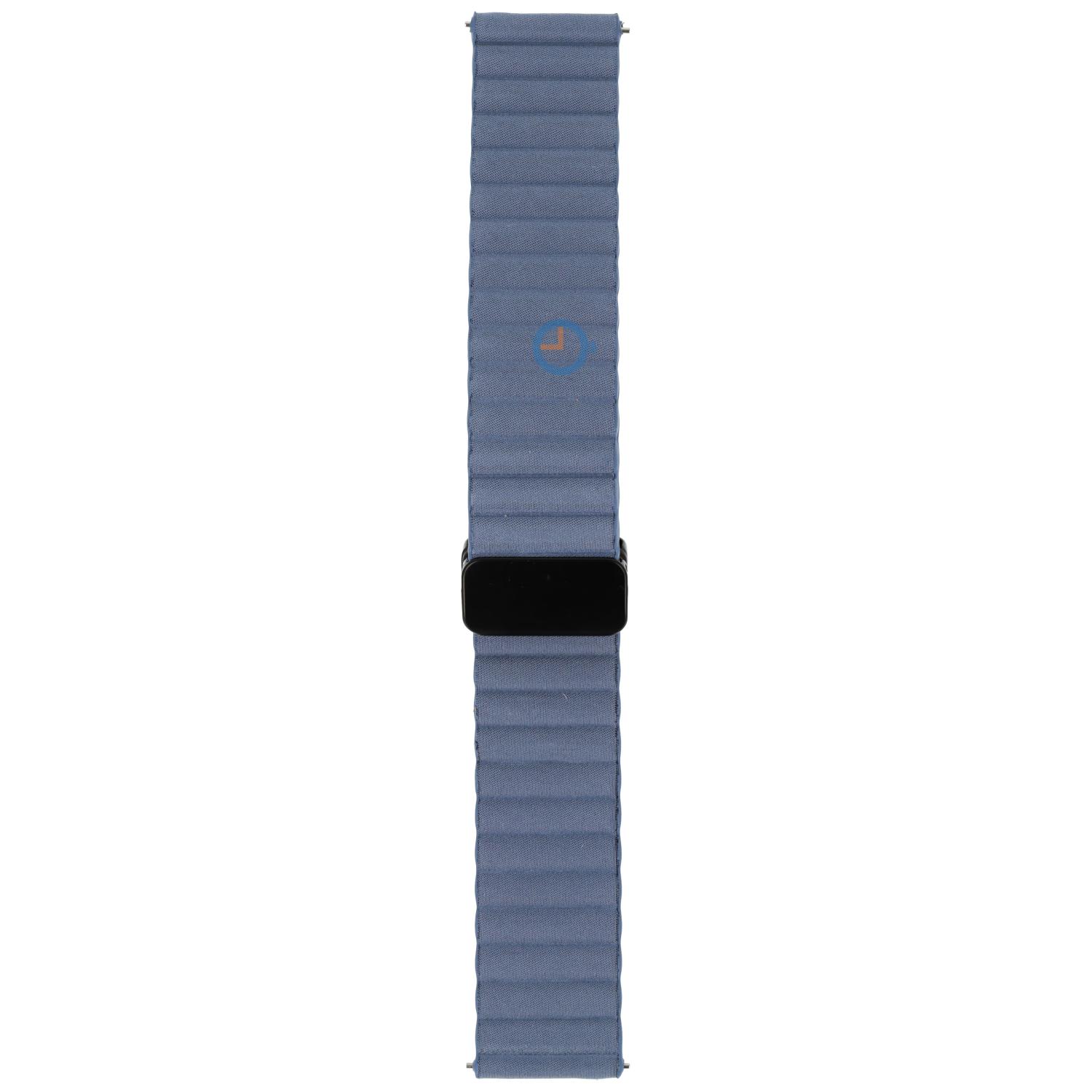 Magnetic leatherstrap - 20mm - Light-Blue