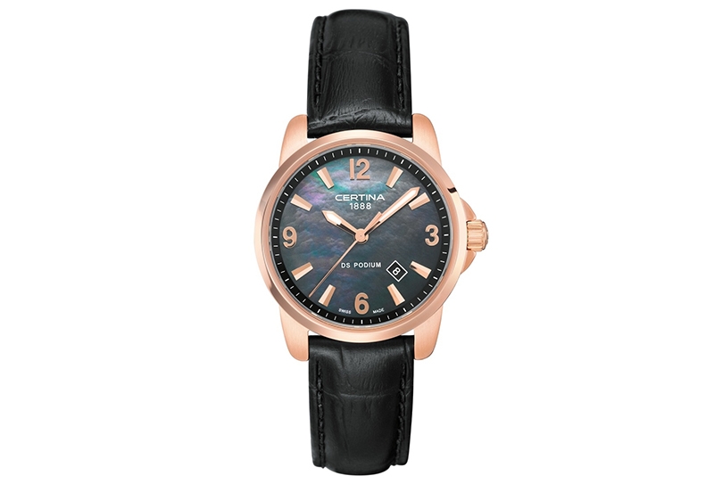 Certina leather strap C0012103612700A 16/14mm without buckle