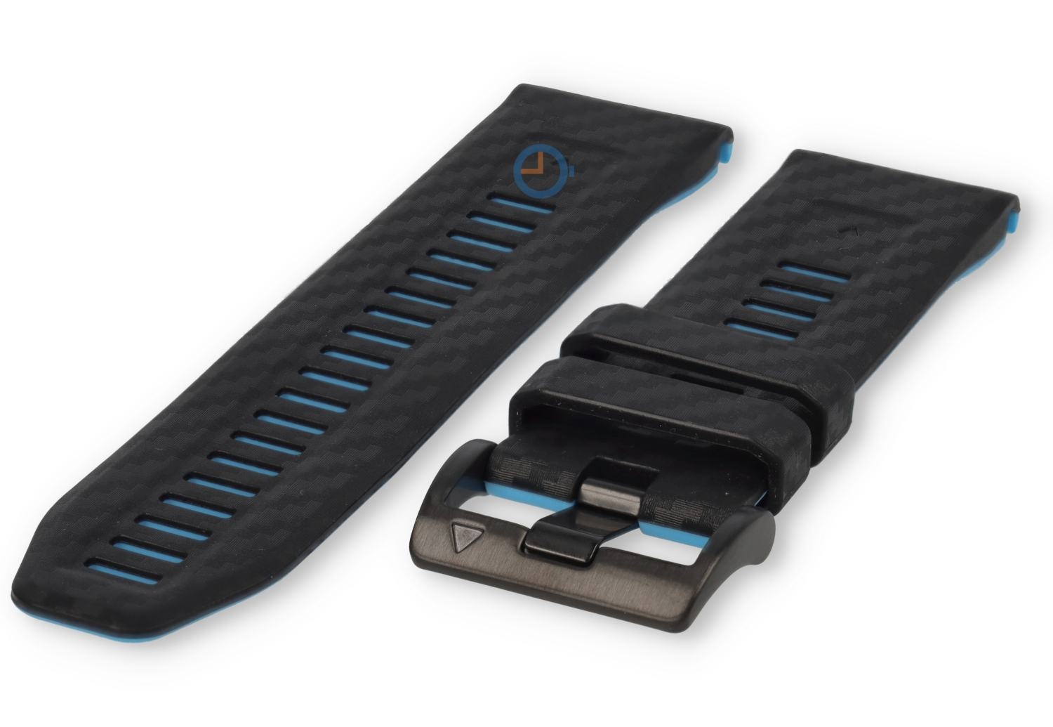 Carbon-Textured Band for Garmin Fenix 8 (51mm) - black-blue