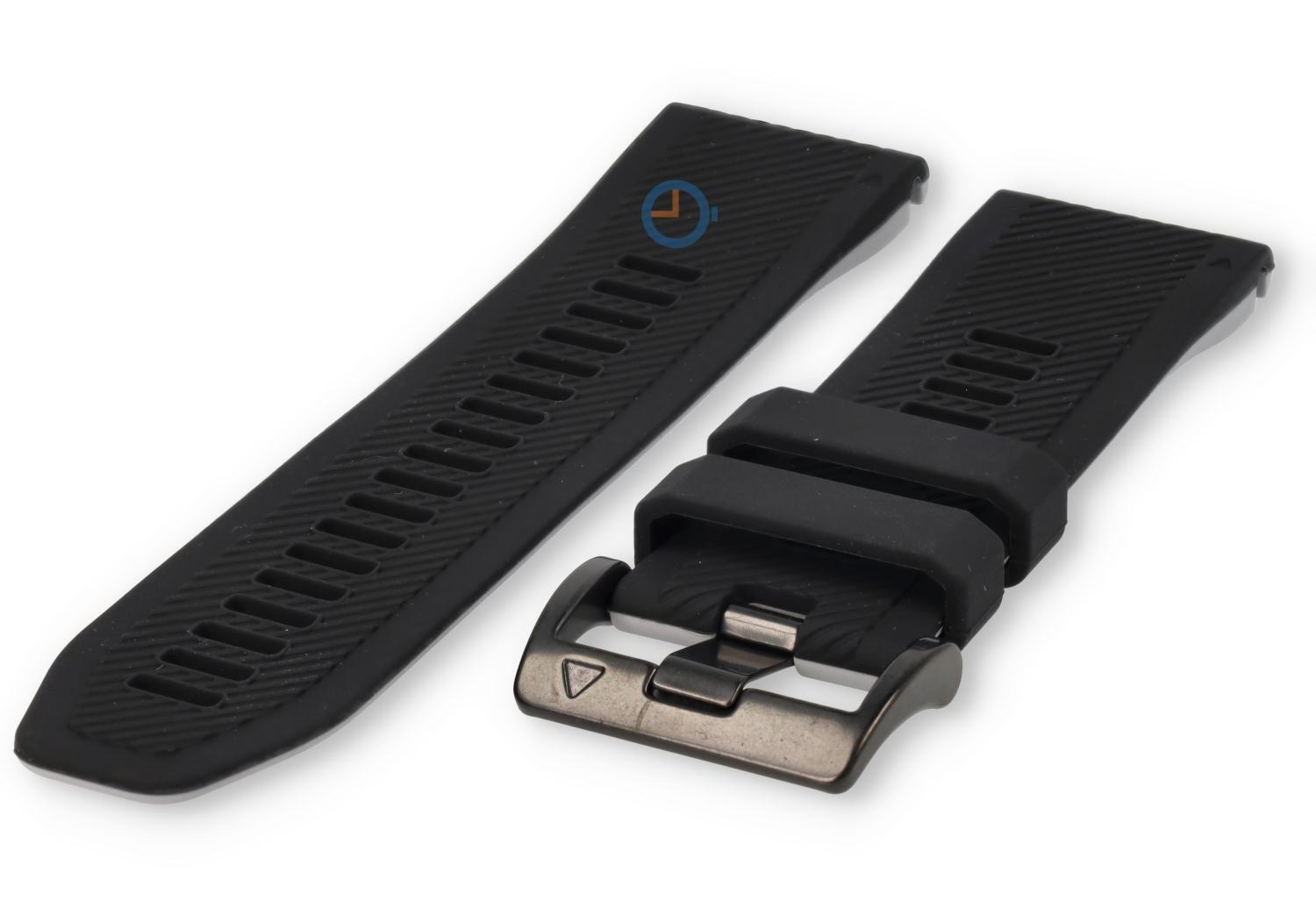 Garmin Fenix 7X soft silicone strap - black/grey - 26mm