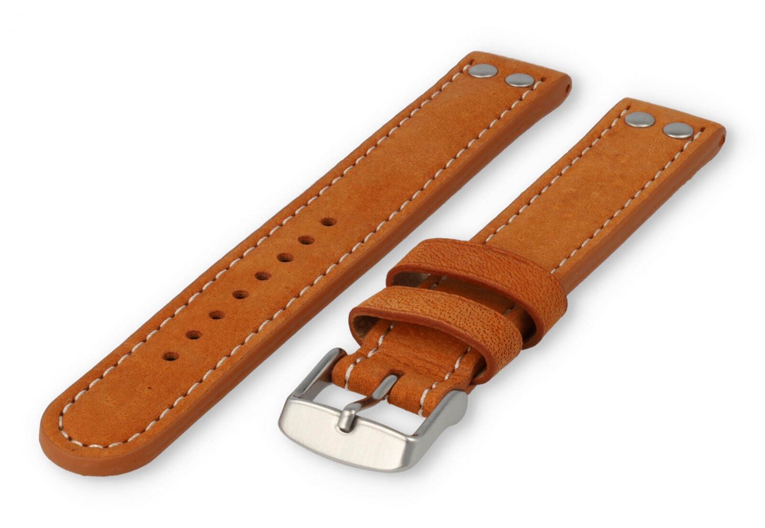 Breitling Avenger XL watch band 22mm cognacbrown leather