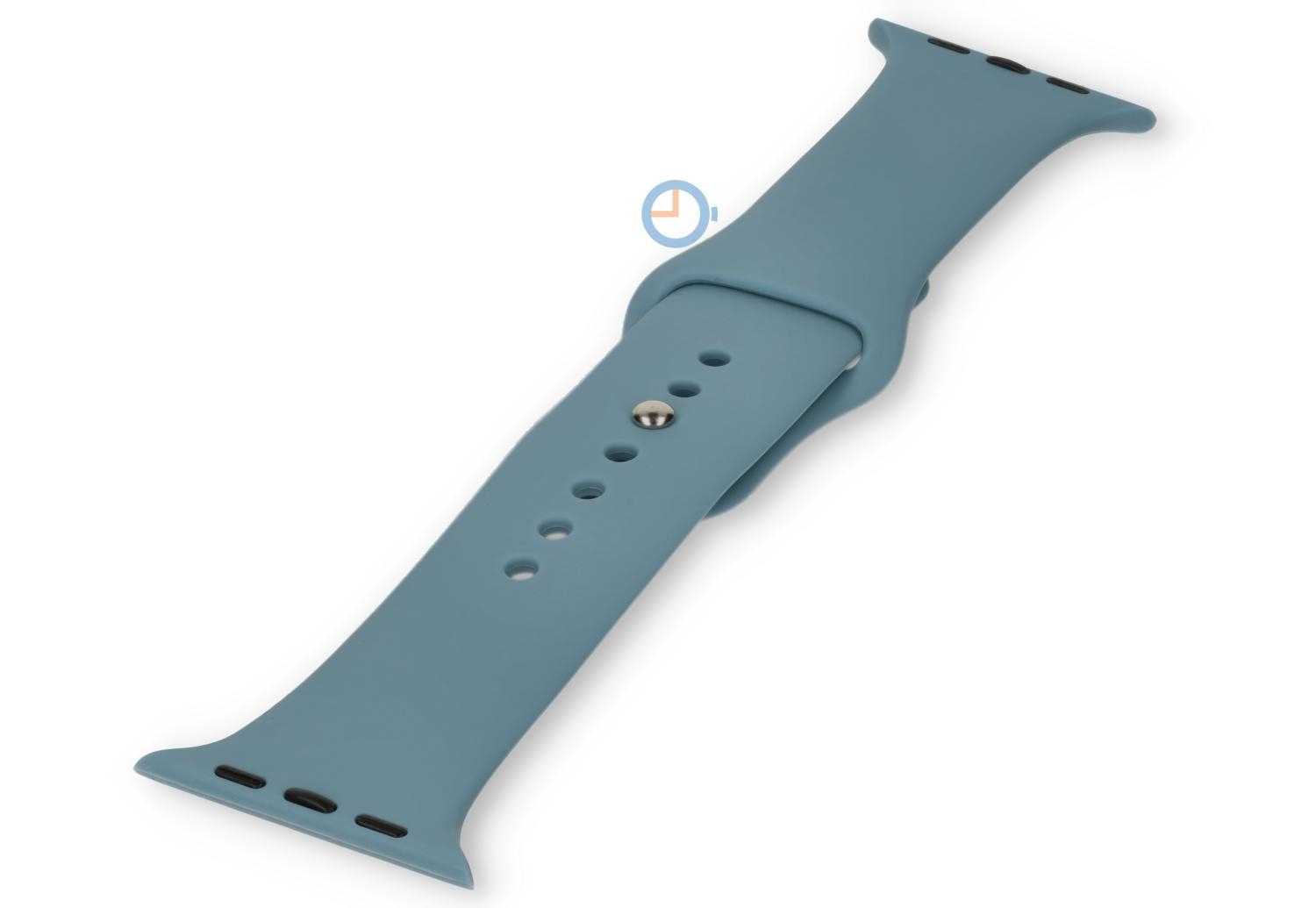 Apple watch strap silicone - Egyptian blue - 38/40/41/42mm (M/L)