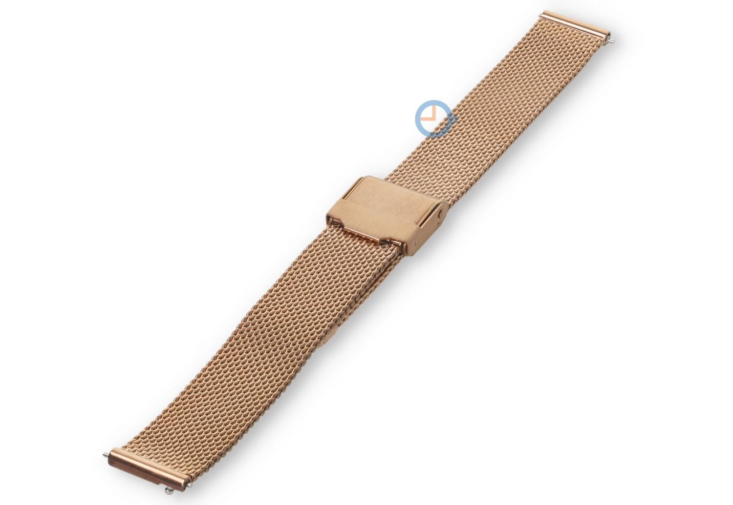 Mesh strap with Quick Switch - 12mm - rose gold