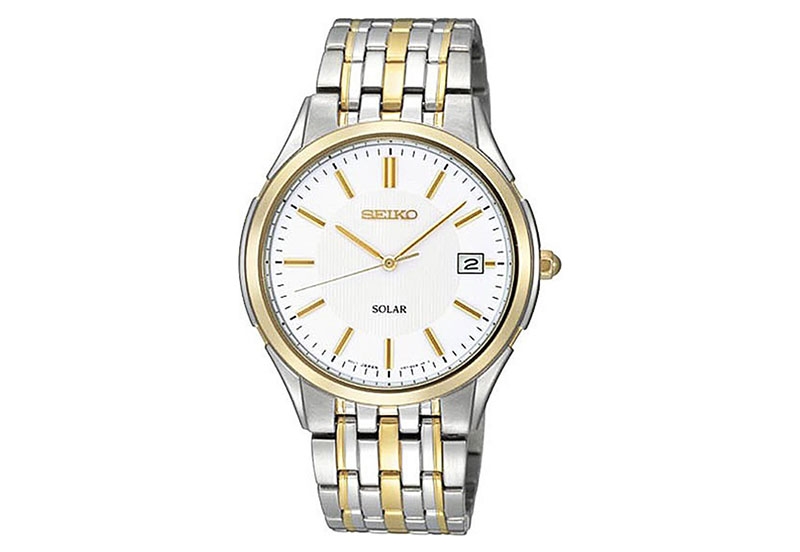 Original watch strap for Seiko SNE136P1