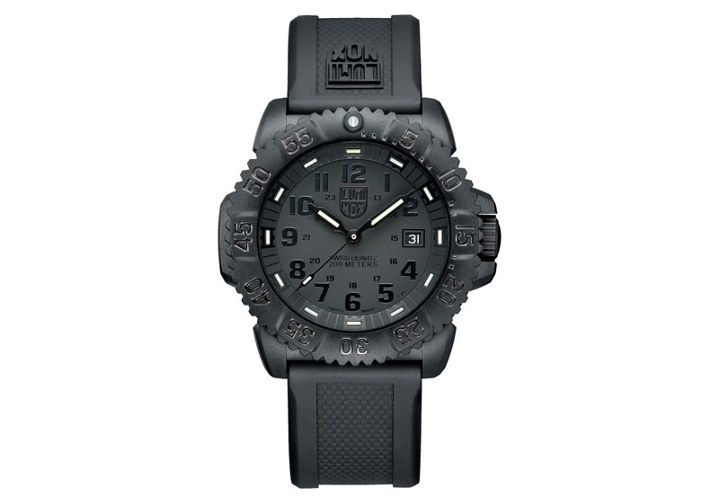 Luminox watchstrap A.3051 Black Out Navy Seal