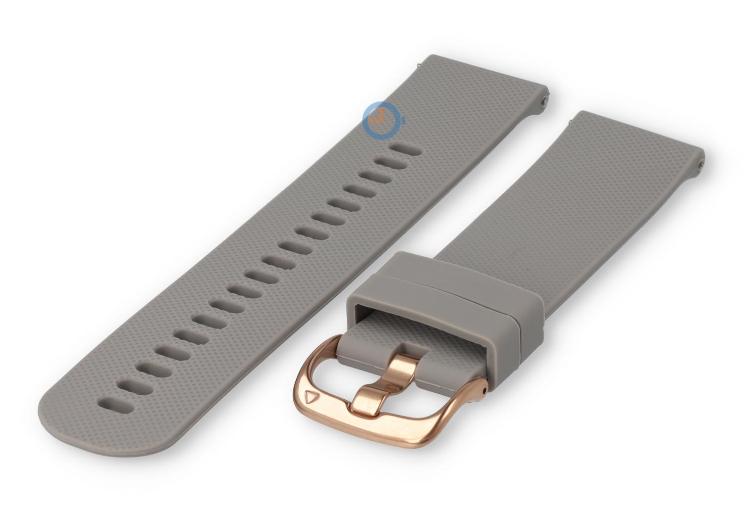 Flexible sports strap 22mm - light grey