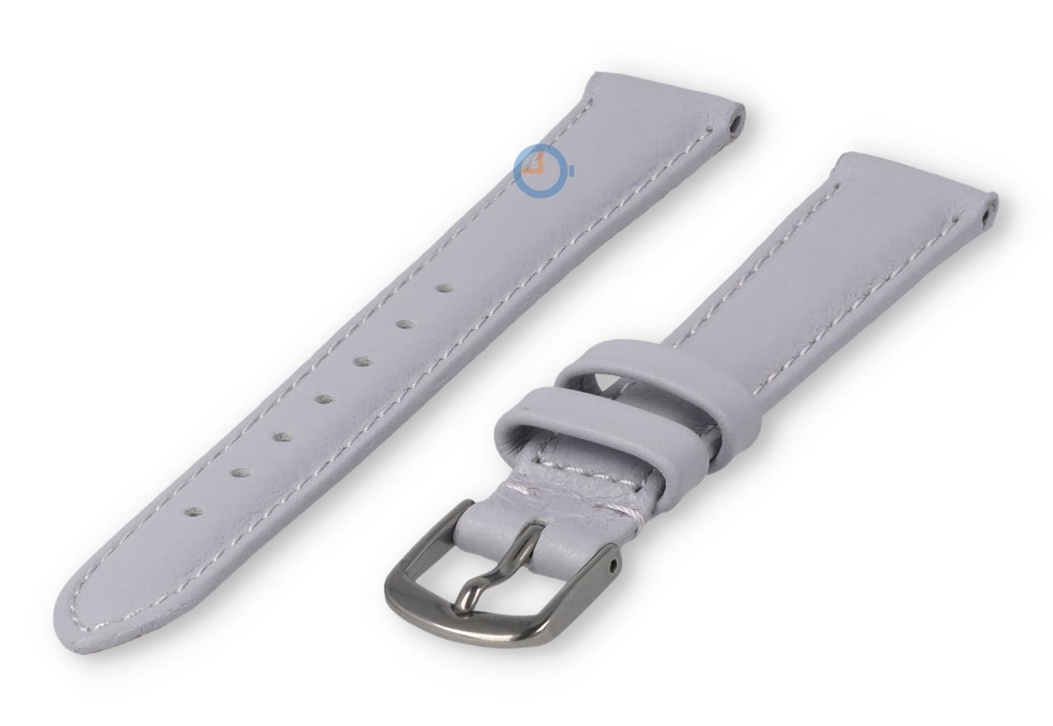 14mm watch strap smooth leather - light purple