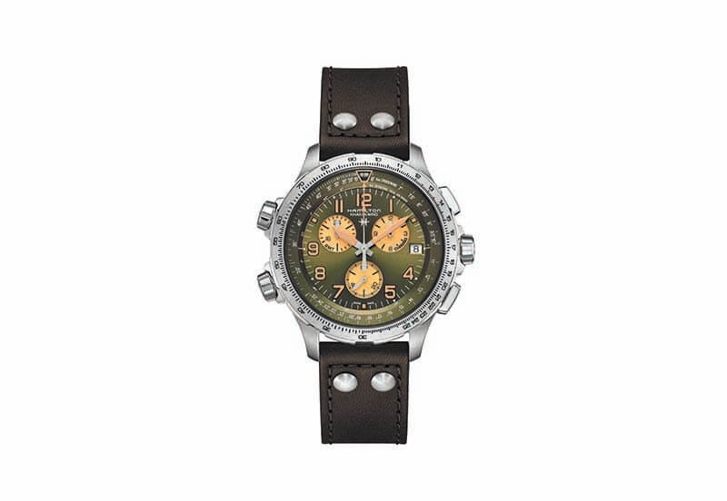 Hamilton Khaki X-Wind GMT Watch Strap: H77932560