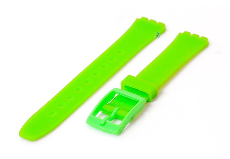 Swatch Lady watch strap 12mm green