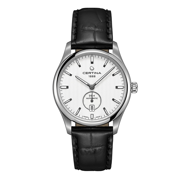Certina leather strap C0224281603100A 21/18mm without buckle (black)