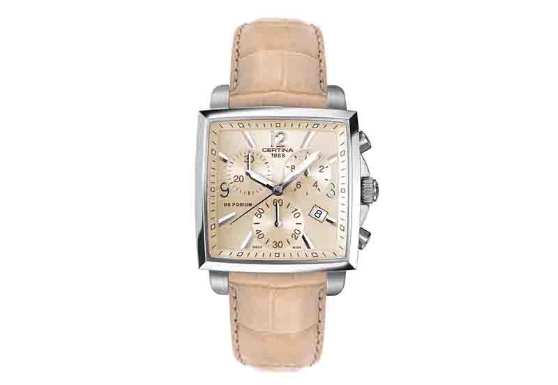 Certina leather strap C0013171626700A 19/16mm without buckle (brown)