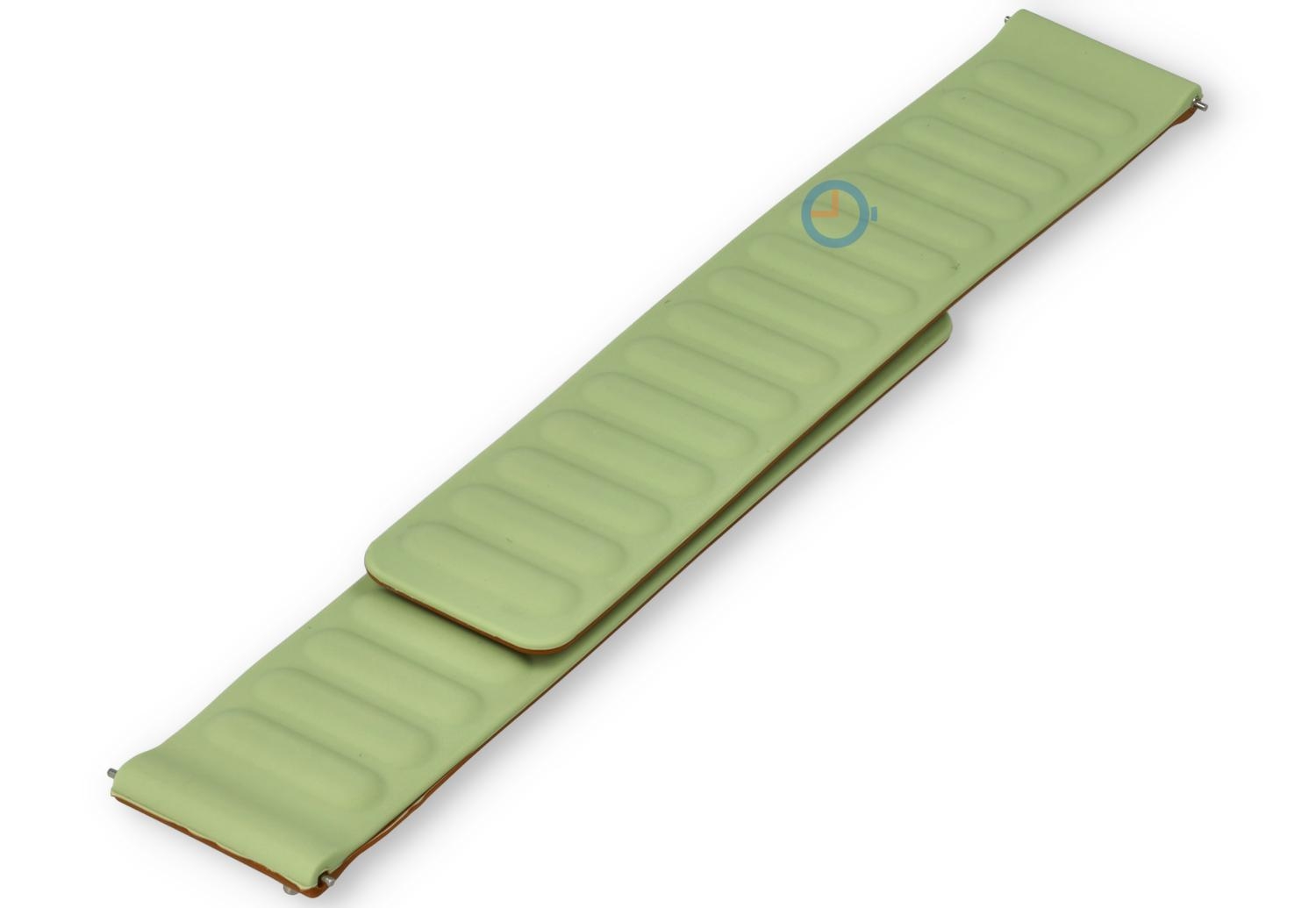 Supple strap with Magnetic - 22mm - Pastel-Green