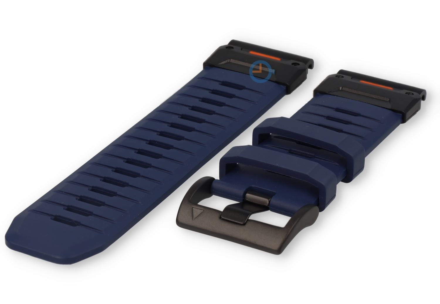 Fluororubber watch-strap - 26mm QuickFit - blue