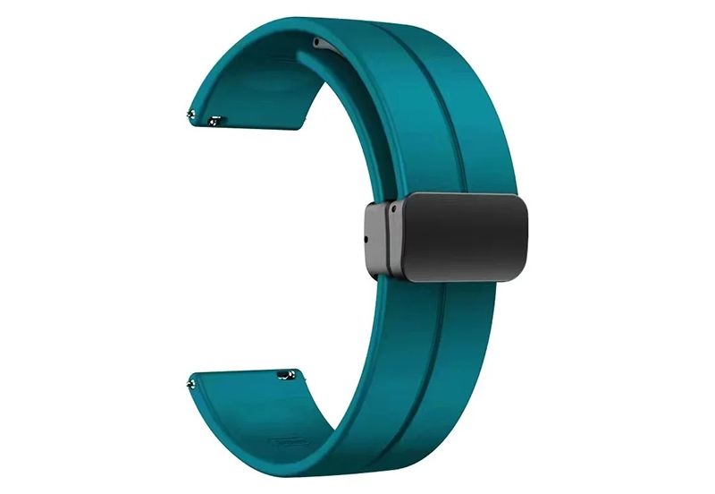 Durable silicone strap 18mm - sea green
